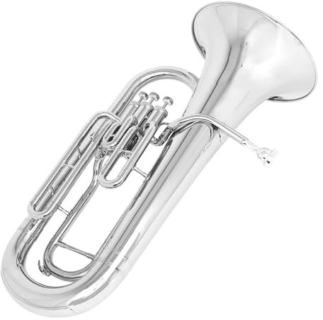 Euphonium Musikinstrumente B Euphonium 3 Tasten Vertikales Ventil Baritonhorn Versilbert Komplettes Set Professionelle Leistung