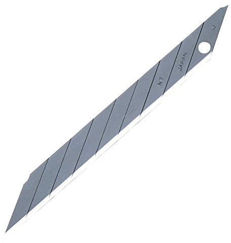 NT CUTTER 9mm Snap-Off Precision Blades, 30 Degree Blades, 100-Blade/Pack, 1 Pack, Black (BD-2000)