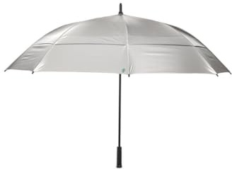Coolibar Golf Umbrella - UPF 50+ Sun Protection - Tournament in Silver
