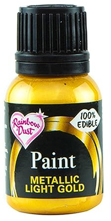 Rainbow Dust Metallic Paint Light Gold, 25 g