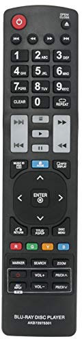 ALLIMITY AKB72975301 Télécommande remplacée pour LG DVD Blu-Ray Player BD350 BD350V BD560 BD570 BD670 BD561-P BD590 BX580