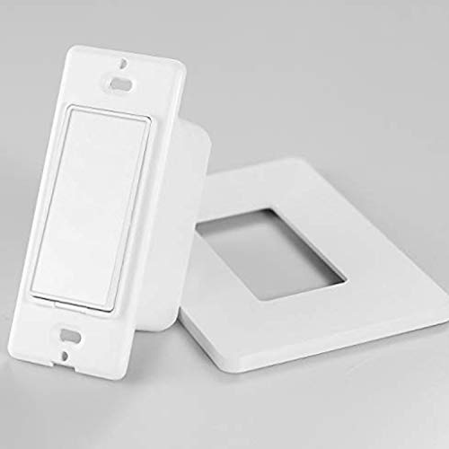 Youngzuth WiFi Smart Light Switch, Smart Switch Button, Compatible with Alexa and Google Home, Remote/Voice Control with Timing Funtion, No Hub Required,Neutral Wire Needed