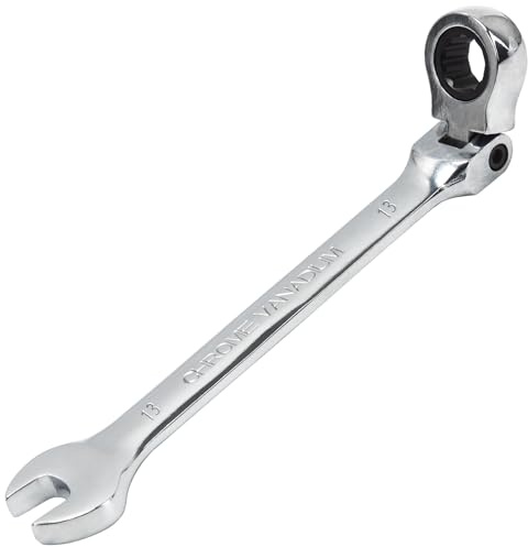 JOISIDE Flexible Ratschenschlüssel 13 mm,2-in-1 Ratschenringmaulschlüssel Maulschlüssel mit Ratschenfunktion,72 Zähne,Chrom Vanadium Stahl
