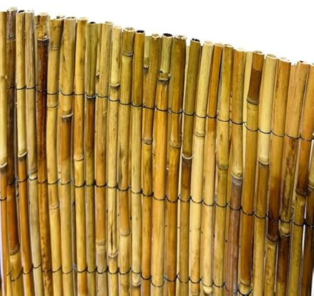 VERDELOOK Arella Cina Premium Quality in cannette Bamboo pelato con Diametro 6 mm, 2x3 m, bambù per recinzioni e Decorazioni