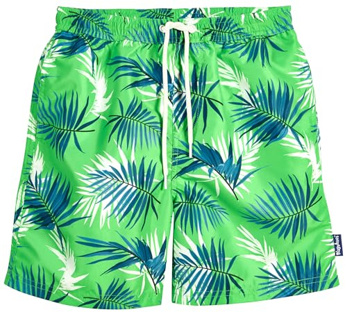 Playshoes Badehose jumpsuit kort, hawaiigrön, 86–92 pojkar