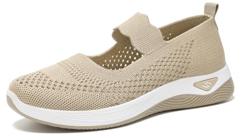 Mertmliy diabetiker skor damer halkfria fritidsskor bekväma promenadskor hallux valgus skor komfortskor andas sneakers medelstora och äldre åldrar bunion kilklack
