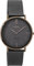 Oozoo Vintage Damenuhr mit Milanaise Metallband 32 MM Rosegoldfarben/Glitzer Grau/Gunmetal C8863
