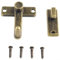Cerradura de puerta pestillo de puerta de bronce pestillo de metal cerradura de puerta corredera pestillo de puerta con tornillos para todas las puertas