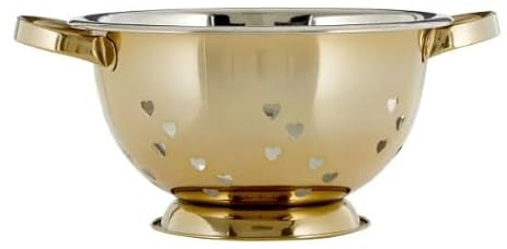Acense Stainless Steel Colander 24cm Coloured (Gold)