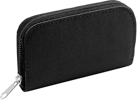 Custodia per schede di memoria, custodia per schede di memoria, supporto per custodia da gioco con chiusura lampo, custodia per schede SD, organizer per carte di credito