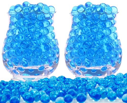 40.000 perlas de agua de gel, perlas de relleno para jarrón, perlas de agua de cristal no tóxicas para jarrón, composición floral, centro de mesa de boda, velas flotantes para plantación fuera de so