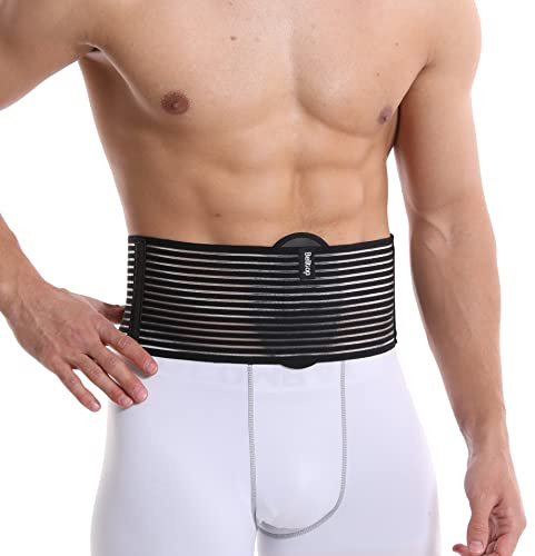 Fascia ernia ombelicale: uomo/donna. Cinto per ernia ombelicale -sostegno ernia addominale. Cintura ernia ombelicale: traspirante e terapeutica. Pancera ernia ombelicale: cuscinetto compressione (XXL)