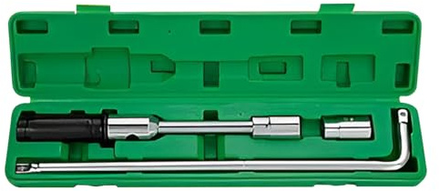 LearnLyrics Llave de Ruedas | Llave Cruzada para Tuercas de Rueda, Extendida Para Neumáticos | para Furgoneta Moto Coche SUV Camión Taller Mecánico Emergencias en Carretera