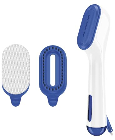 Conair Clothes Steamer, 2-in-1 Travel Steamer & Iron, Anti-Drip, White/Blue