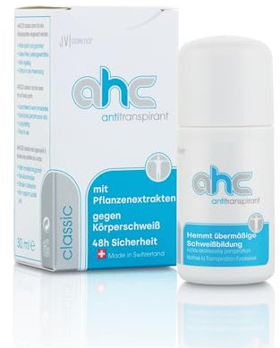 AHC CLASSIC Antitranspirant Tropfflasche 30ml gegen starkes Schwitzen an Achseln & Körper - Antiperspirant für Männer & Frauen