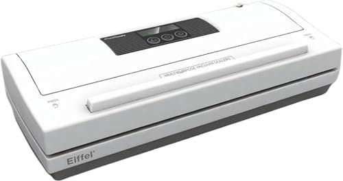 Eiffel Freshpack Pro Vacuum Food Sealer Machine, Low Noise and Quiet Machine