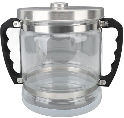 Caraffa in Vetro Sostitutiva per Distillatore d'Acqua da 6 Litri, Bottiglia di Raccolta in Barattolo di Vetro per Distillatore d'Acqua per la Bellezza Dentale Domestica,