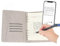 Smart Pen Notebook Set, Smartpen Writing Set, Digital Pen Real Time Synchronization Digitization, Smart Writing Set Store Handwritten Notes Digitally for Storing and Sharing (Blue)