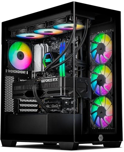 3XS Vindicta Liquid Cooled Gaming PC | RTX 5090 32GB | Ryzen 7 9800X3D 8-Core | 32GB RAM | 2TB M.2 SSD | Dynamic RGB Lighting | WiFi | Streaming Ready | Windows 11