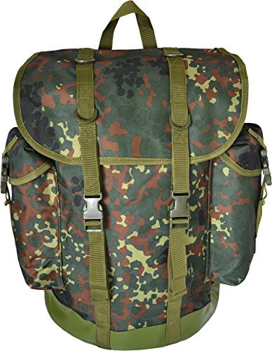 normani Jagd Rucksack/Feldtasche, Farbe: schwarz Farbe Flecktarn
