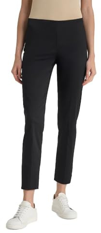 RAGNO P-E Sateen Pantalone a Sigaretta MOD.Capri Art.d926py (020 Nero, 5)