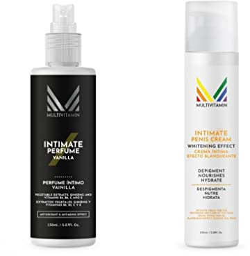 Pack de crème intime masculine et éclaircissante et parfum génital à action déodorante