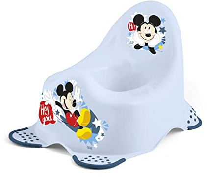Lulabi Mickey Icon - Orinal de polipropileno con patas de goma antideslizantes