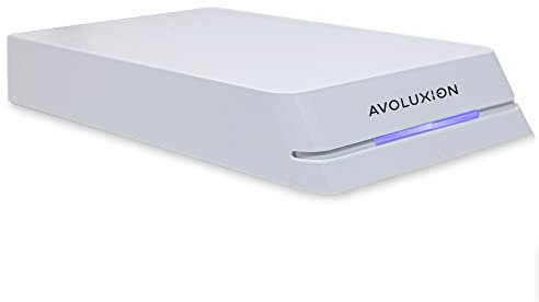 Avoluxion HDDGear Pro (White) 8TB 7200RPM USB 3.0 External Gaming Hard Drive (for PS5, Pre-formatted) (Renewed)
