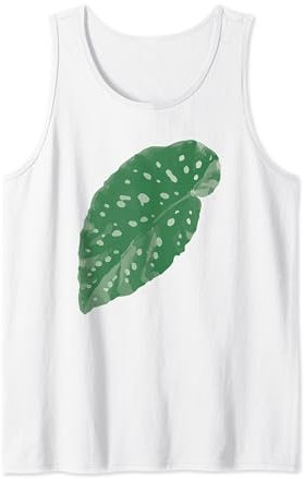 Cute Begonia Maculata polka dot begonia leaf for men women Tank Top