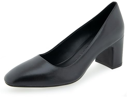 Aerosoles Women's Minetta Pump, Black Leather, 8.5M