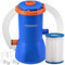 MONZANA® Filterpumpe MZP90 3800L/h 90 W Leistung Pool Filter Kartusche Schlauch Kartuschenfilteranlage Poolpumpe Pumpe