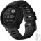 Laffav Armband Kompatibel mit Garmin Instinct/Instinct 2, 22mm Weiches Silikon Sport Uhrenarmband Schwarz
