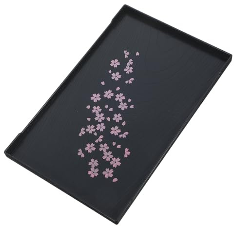 Mikinona Vassoio da tè Rettangolare Vassoio per Snack Realizzato in Materiale Riutilizzabile