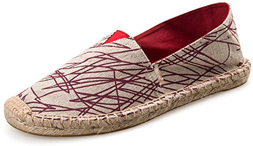 Alexis Leroy Graffiti, Espadrilles Homme Rouge 41 EU / 7 UK