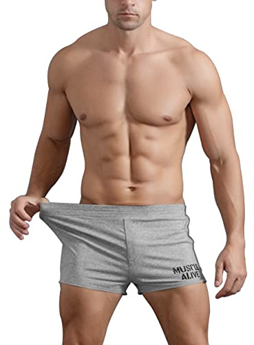 Herr Gym Bodybuilding Träna sporter Shorts Kondition Shorts Bomull