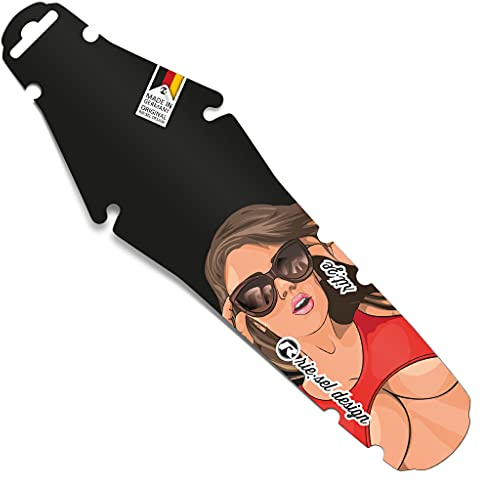 Riesel Design – rit:ze | Mudguard für den Sattel | Rennrad & Gravel Schutzblech hinten | leicht & werkzeugfrei am Sattel montierbar | stylischer Spritzschutz | Made in Germany