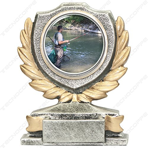 tecnocoppe Trofeo Pesca h 11,50 cm Placa personalizada de regalo