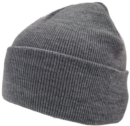 Komonee Beanie Hat Plain Soft Comfortable Casual for Men Women Warm Knitted Winter Woolly Skully Ski Headwear Stretchy Thermal Unisex Cap Perfect for Daily Wear Outdoor Sports and Hiking