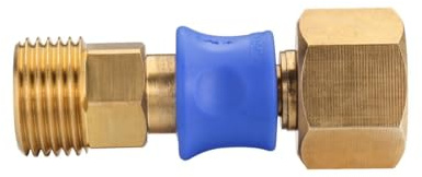 Cadac Raccordo rapido, in metallo, cartucce a gas, accessori per grigliare, colore rame, barbecue