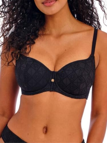 Freya Haut de Bikini Nomad Nights avec Armatures et décolleté en cœur pour Femme, Noir, 100G