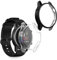 kwmobile 2X Schutzhülle kompatibel mit Honor Magic Watch 2 46mm Hülle - Fullbody Cover Set aus Silikon - Transparent Schwarz