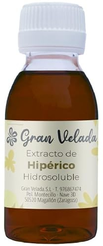 Extracto de Hipérico Hidrosoluble: Planta antiinflamatoria y purificante para cosmética casera. Trata quemaduras, heridas e infecciones | 100 ml