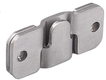 staffe per mensole Insert Picture Frame Hangers Interlock Hanging Buckle Stainless Steel Mirror Flush Mount Bracket Joint Hooks Furniture Connector(20PCS(10Set),L)