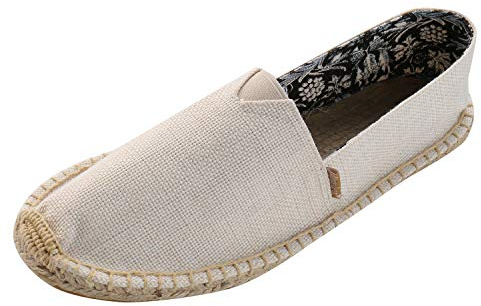 Alexis Leroy Pureness, Espadrillas Classiche di Tela e Chambray Donna Beige 39 EU