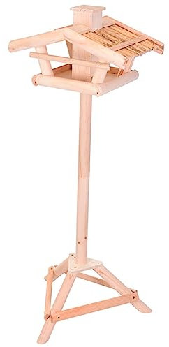 Casa de Forraje con Soporte y Schilfdach 116 X 42 X 25Cm