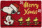 Excelsa Peanuts Christmas Fußmatte, Kokosfaser, Rot, 40 x 60 cm