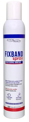 FIXBAND Spray adhesivo profesional FIJADOR DE VENDAJES KINESIOLOGIA 300ml MW