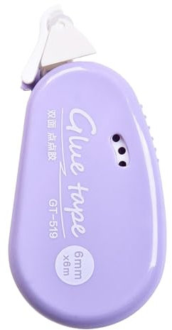 Rullo per Colla a Doppia Faccia - Dispenser per Colla Adesiva per Scrapbooking | Dispenser per Nastro Adesivo per Album, Dispenser per Nastro Biadesivo, Runner per Nastro Biadesivo per Bambini, Ragazz