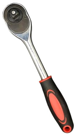 Maniglia a cricchetto da 1/2 unità, chiave a cricchetto a sgancio rapido,Chiave a cricchetto reversibile a sgancio rapido - Utensile manuale in acciaio con impugnatura a cricchetto con impugnatura mor