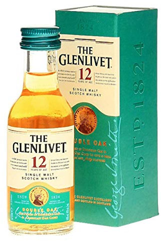 Glenlivet 12 Years Old Whisky (1 x 0.05 l)